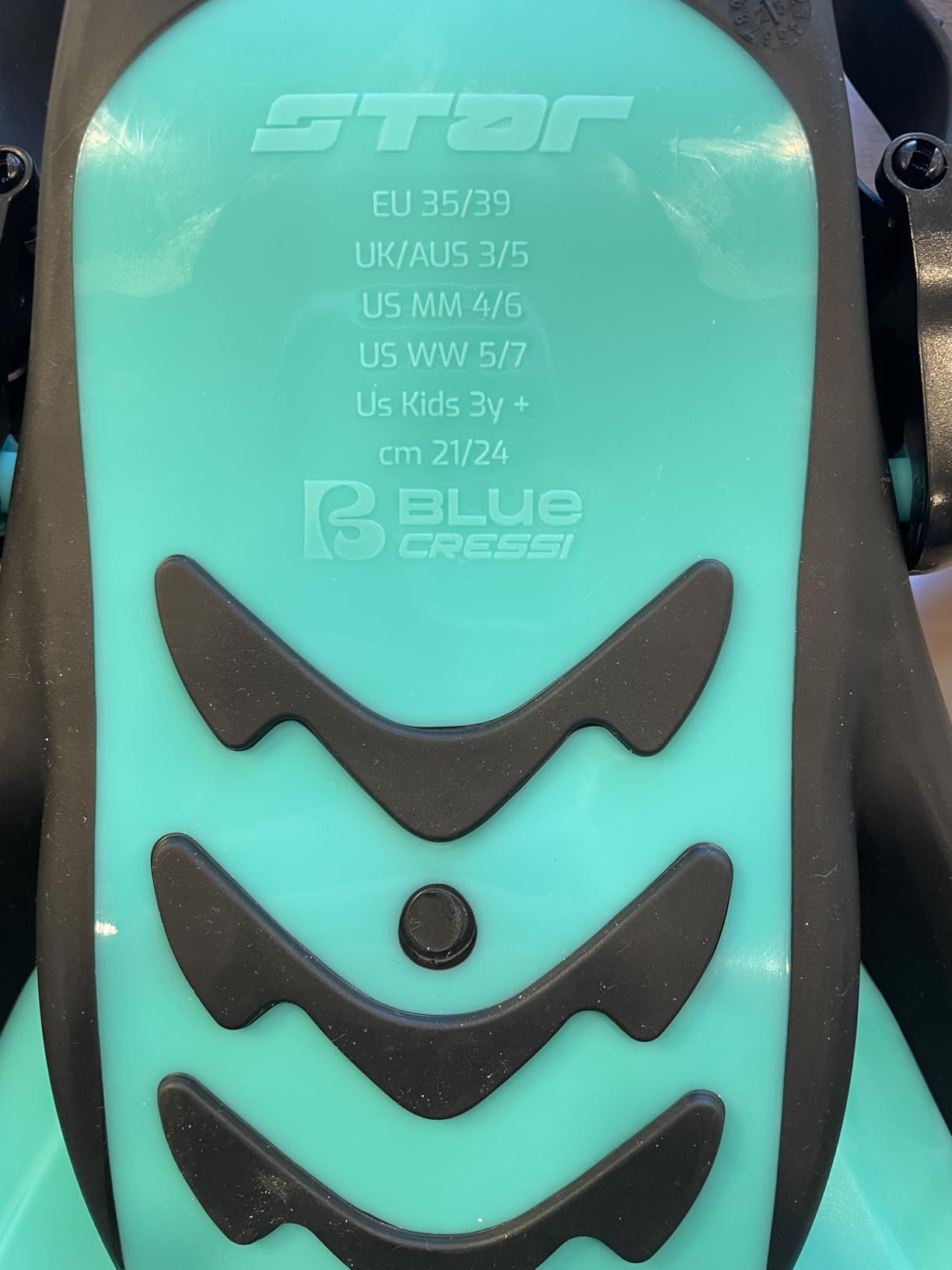 Cressi Star Short Adjustable Open Heel Fins - Light for Travel, Robust and Durable Design - Designed in Italy customer photo 2