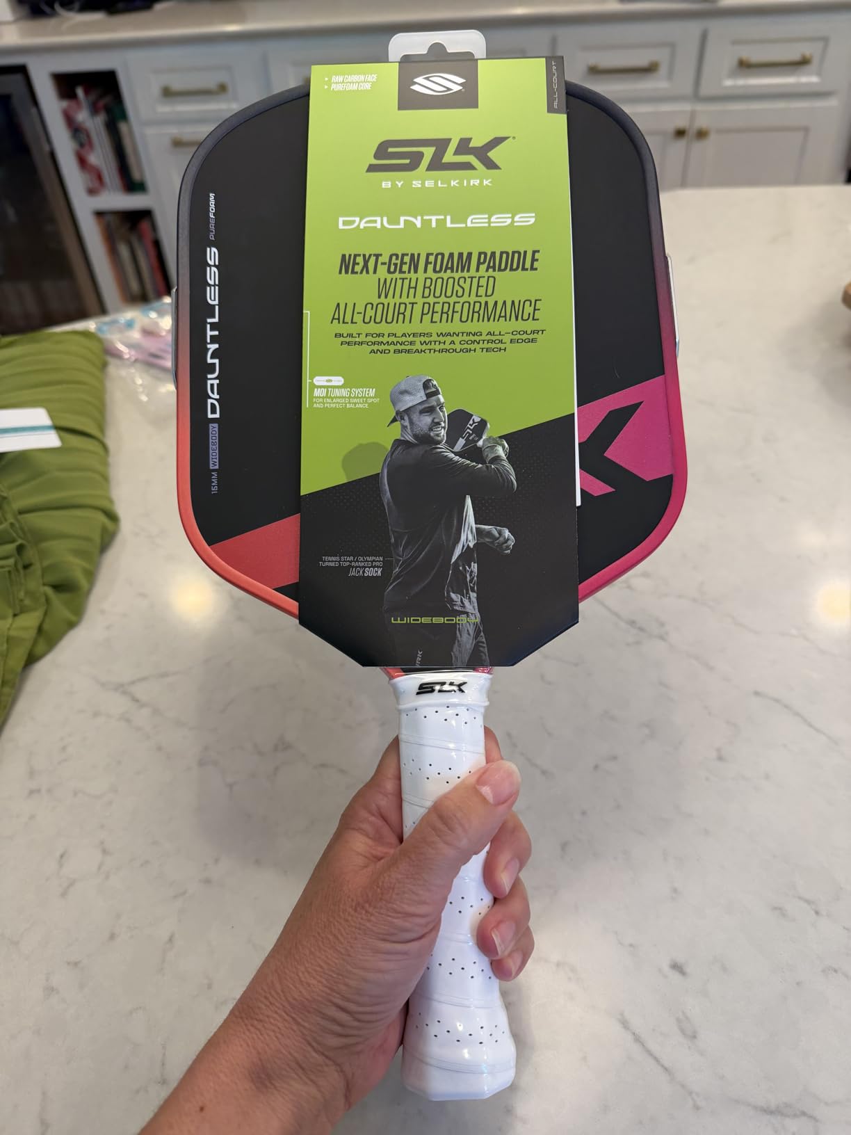 Selkirk Sport SLK Dauntless Pickleball Paddle | T700 Raw Carbon Fiber | High Spin & Control with PureFoam Core customer photo 2