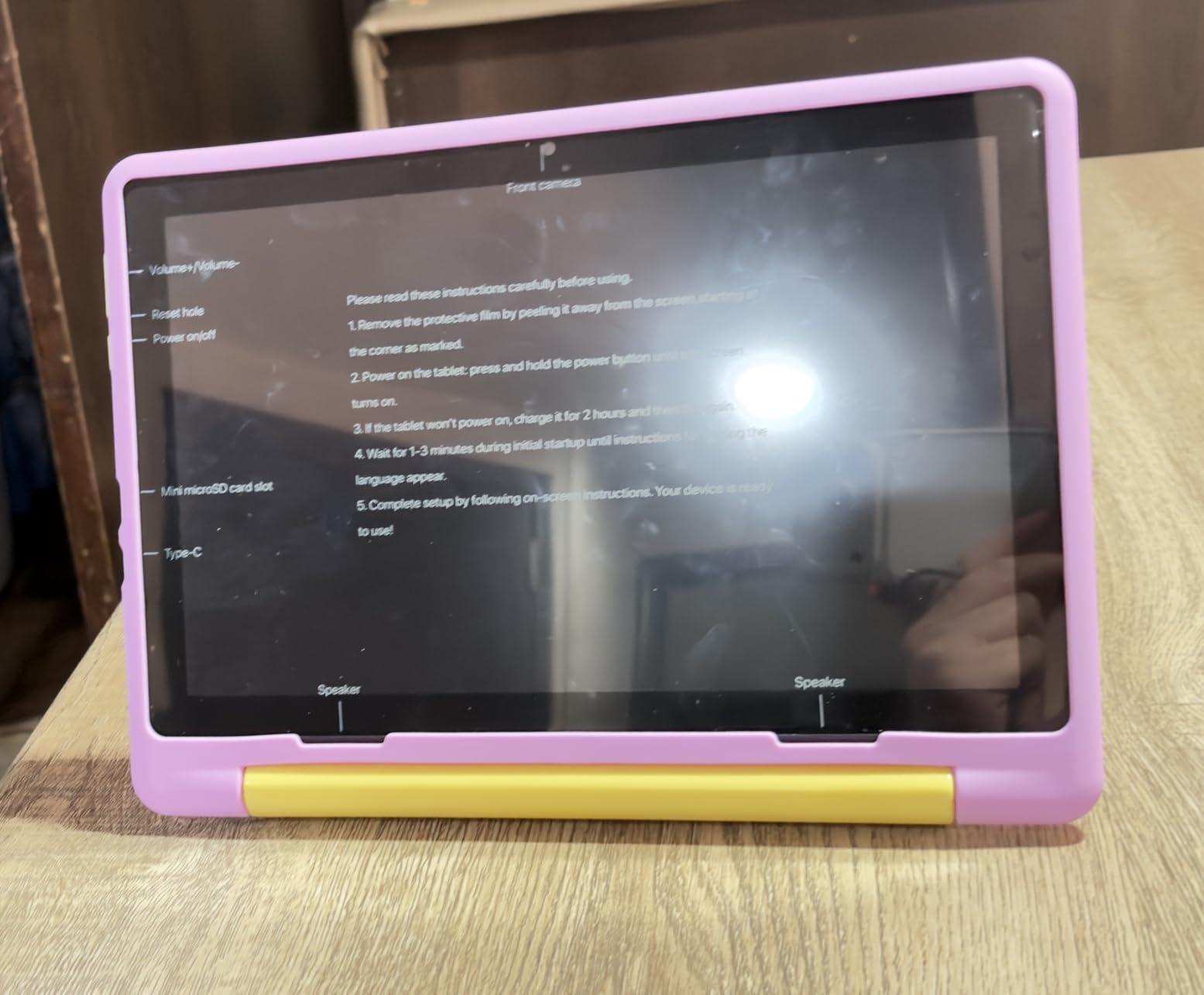 Urao Kids Tablet, Android 16 Tablet for Kids 10 inch with Case, 20GB RAM 64GB ROM 1TB TF Card Expandable for Toddler Children, Parental Control, Dual Camera, WiFi, Gift customer photo 2