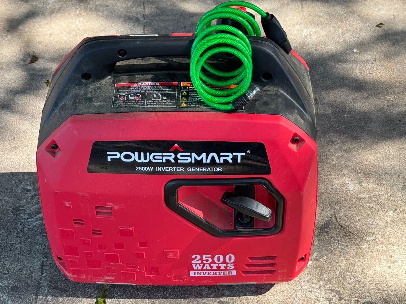 PowerSmart 4800W Portable Inverter Generator, Remote/Electric Start, Gas Powered, Quiet & Parallel Ready, RV Ready with 30A Outlet, EPA & CARB Compliant for Home Backup, Camping customer photo 1