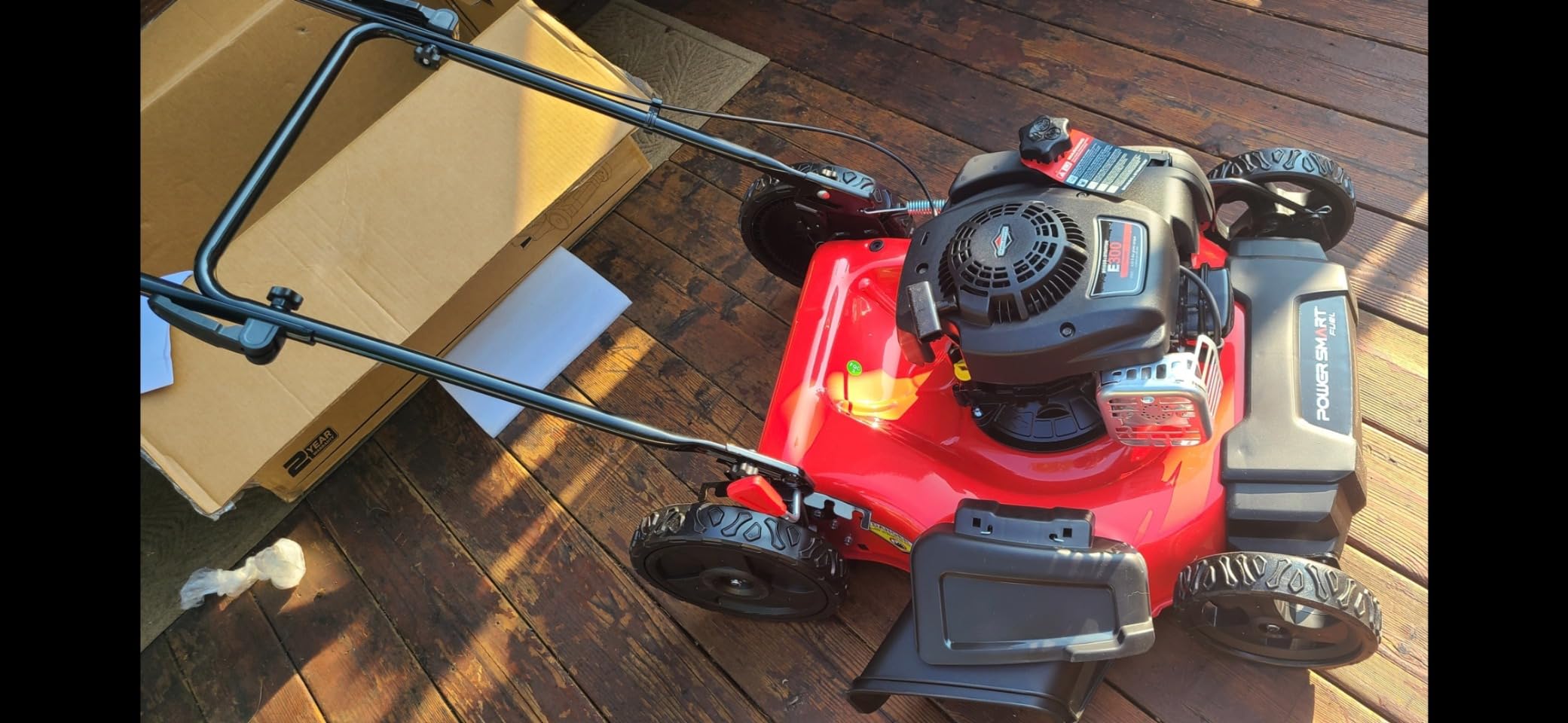 PowerSmart 21-Inch 3-in-1 Gas Self-Propelled Lawn Mower, 170CC OHV Engine, Bagging/Mulching/Rear Discharging, 6 Cutting Heights, Durable Steel Deck, Rear-Wheel Drive customer photo 1