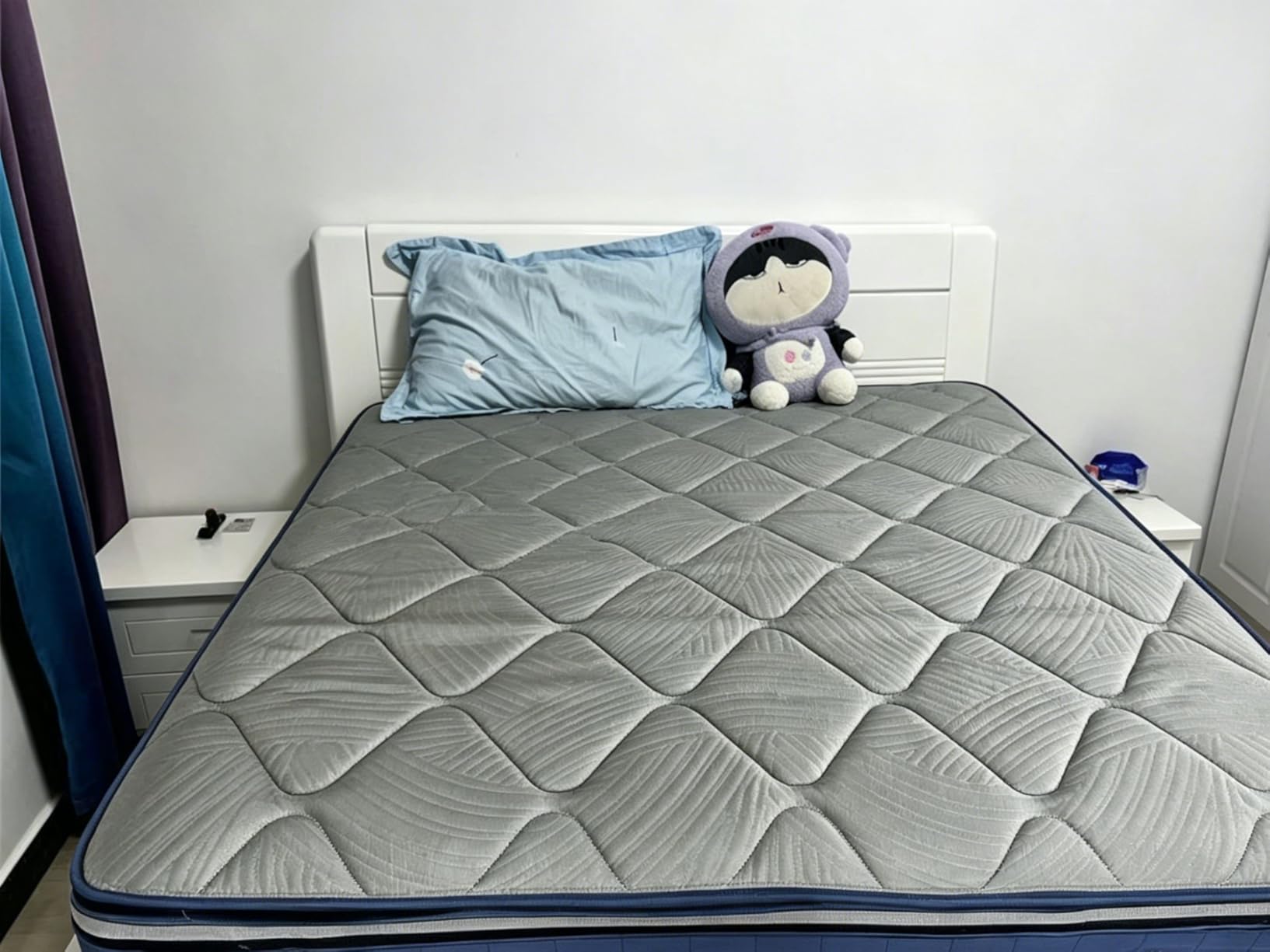 Sweetnight CoolNest 14 Inch King Size Mattress, Hybrid King Mattresses with DuoSense Pillow Top & Memory Foam for Feels up to 8 Degrees Cooler, Medium Firm Mattress for Pressure Relief CertiPUR-US Certified customer photo 1