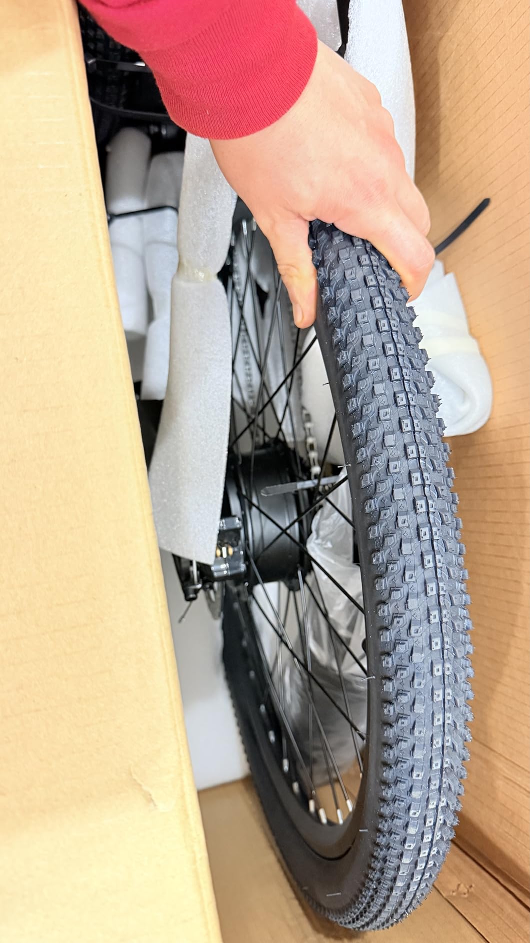VARUN Electric Bike - 500W Peak Motor, 24/26