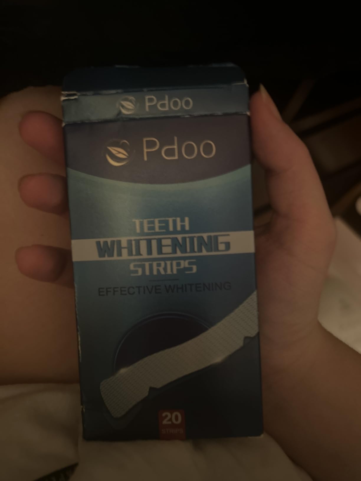 Purple Teeth Whitening Strips - 28 Strips (14 Uses) - Purple Color-Correcting Gel Technology - Enamel Safe, Peroxide-Free customer photo 2