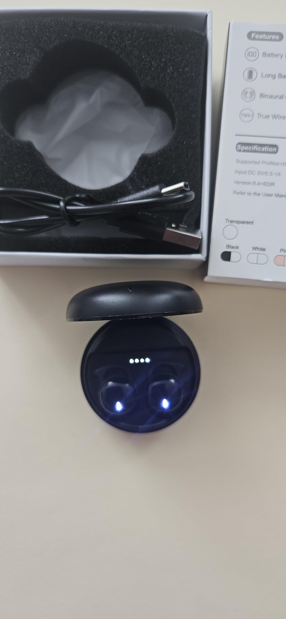 Invisible Sleep Headphones, Sleep Earbuds for Side Sleepers, Mini Noise Blocking Sleep Earphones, Bluetooth 5.3 Wireless Earbuds for Sleeping, Working customer photo 1
