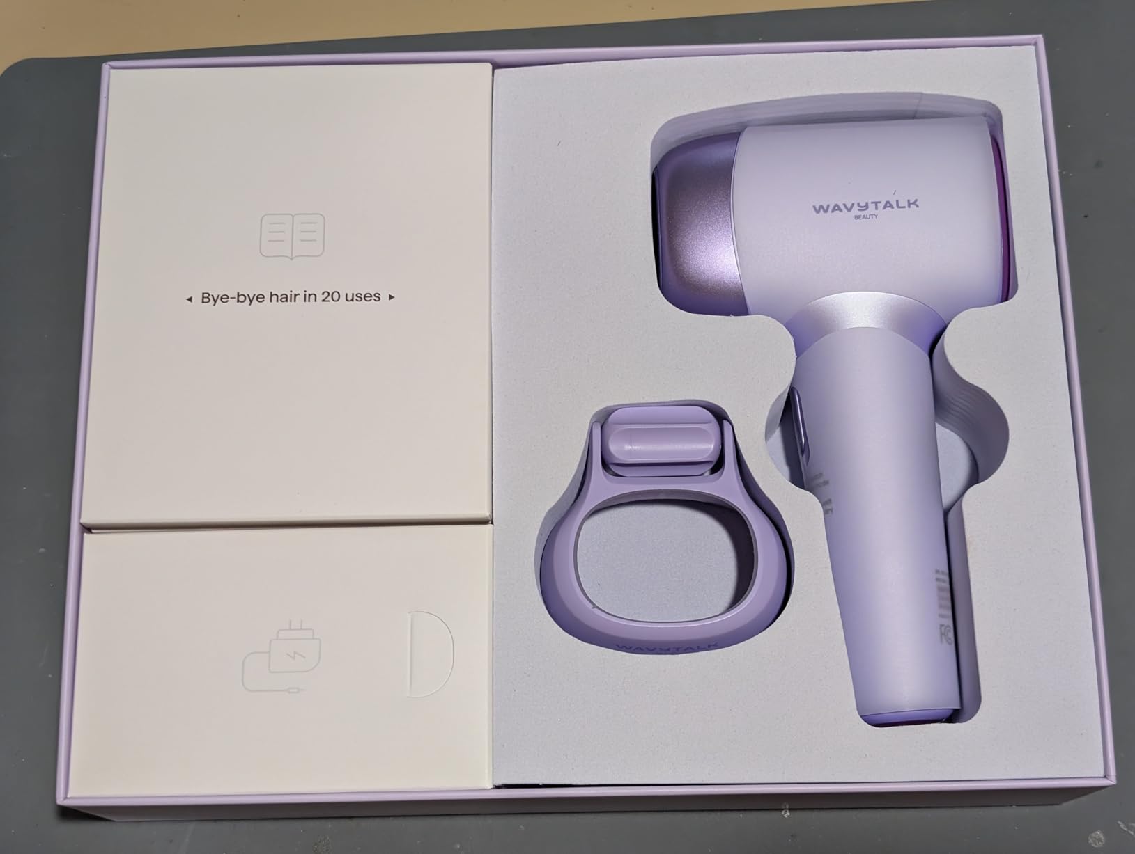 Wavytalk IPL Hair Removal Device, Bare It with Precision Roller for Face Body Bikini - Long-Lasting & Painless, 24J Dual-Pulse & Ice Cooling, At-Home Use for Women and Men customer photo 2