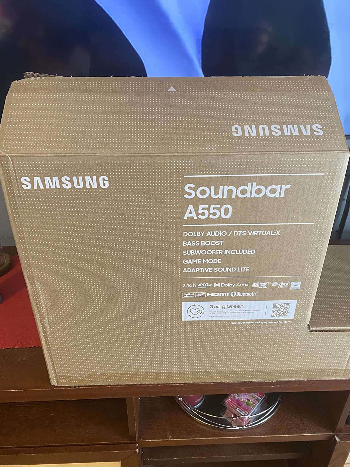 HW-B400F B-Series 2.1ch Soundbar with Wireless Subwoofer - Deep Bass, Smart Sound & Game Mode - Bluetooth Wireless TV Connection for Home Theater and Gaming customer photo 1