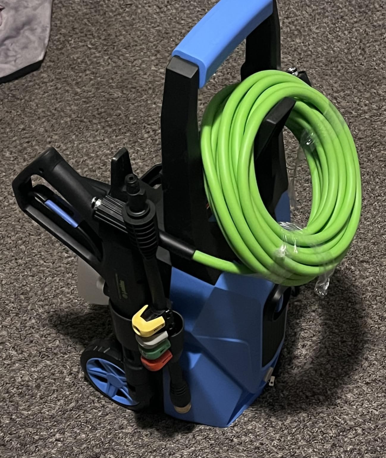 Gas Powered Pressure Washer 4200 PSI Gas Power Washer 4.0 GPM 212CC Commercial High Pressure Washer Cleaner with 25ft Hose, Spray Gun and Extension Wand, 5 Quick Connect Nozzles, Copper Pump customer photo 1