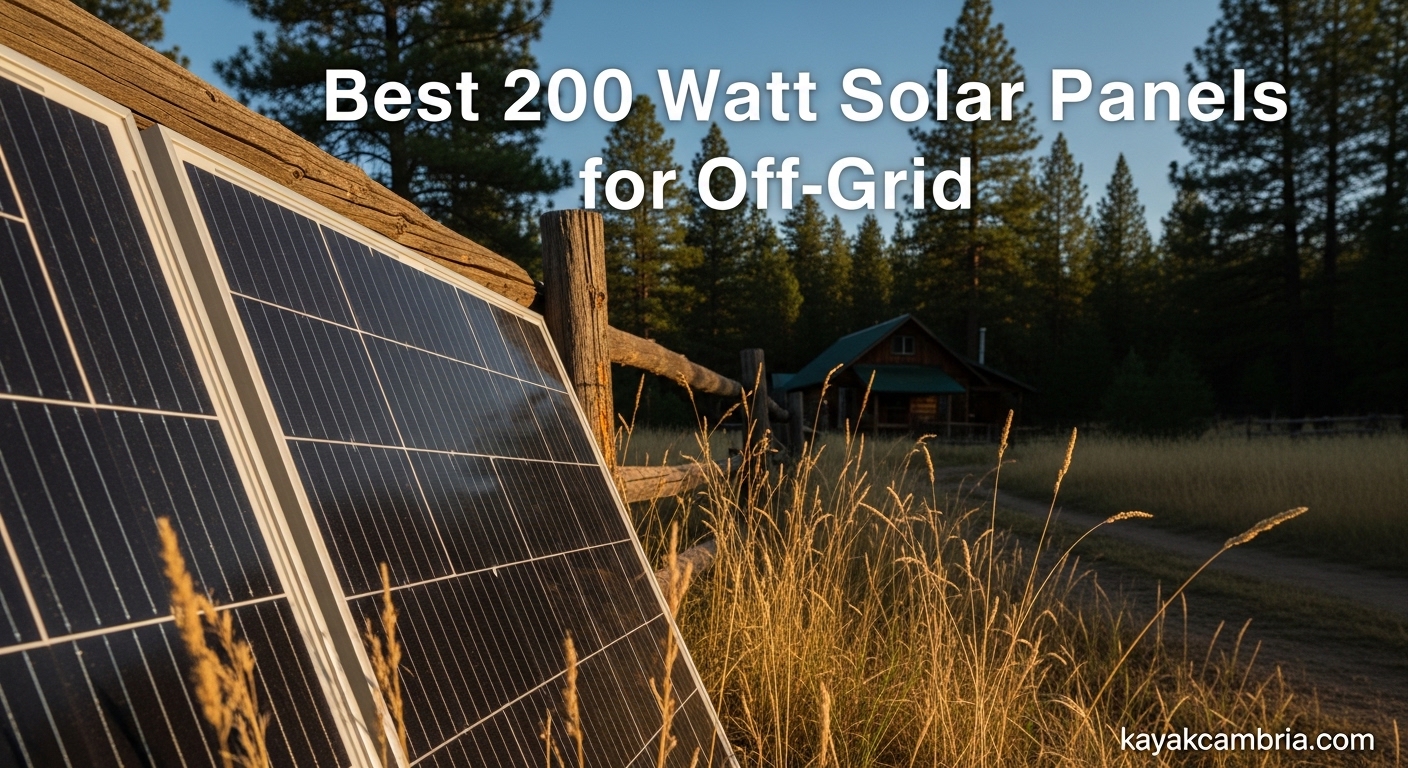 Best 200 Watt Solar Panels for Off-Grid