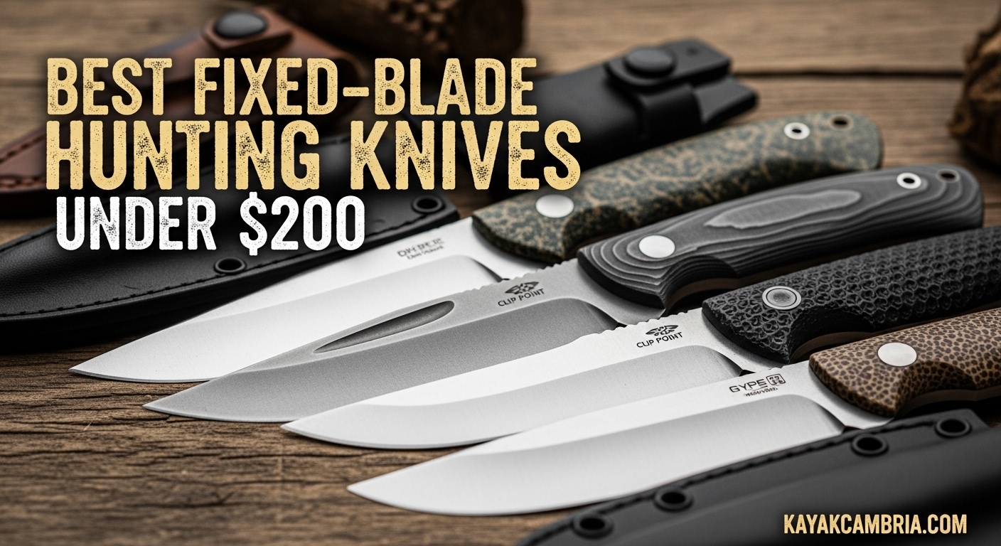 Best Fixed-Blade Hunting Knives Under $200