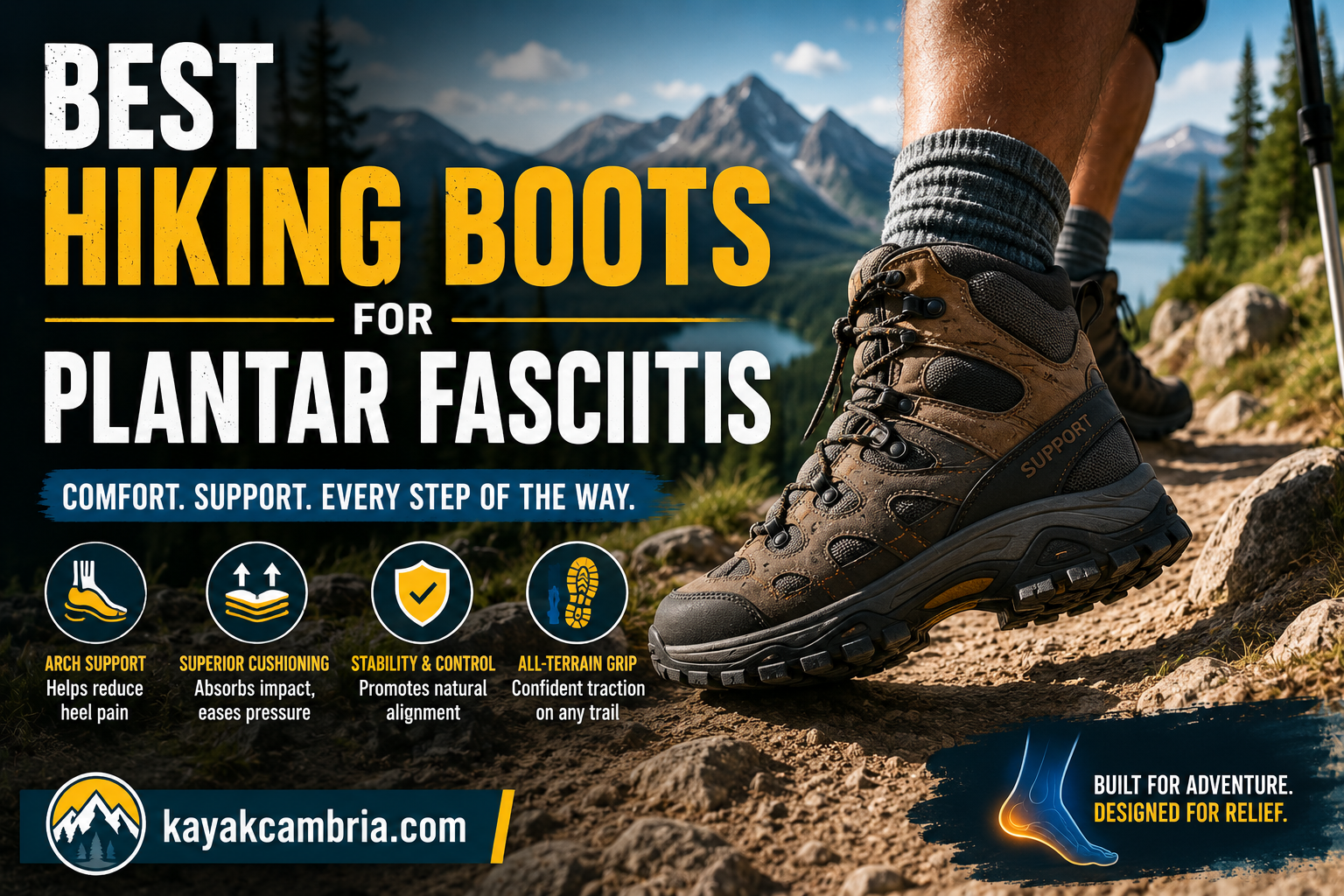 Best Hiking Boots for Plantar Fasciitis