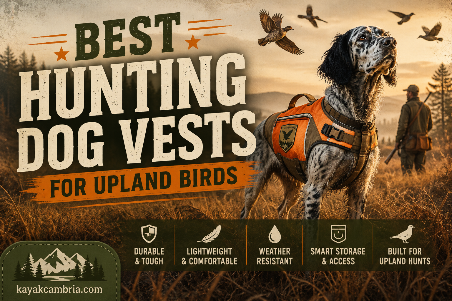 Best Hunting Dog Vests for Upland Birds