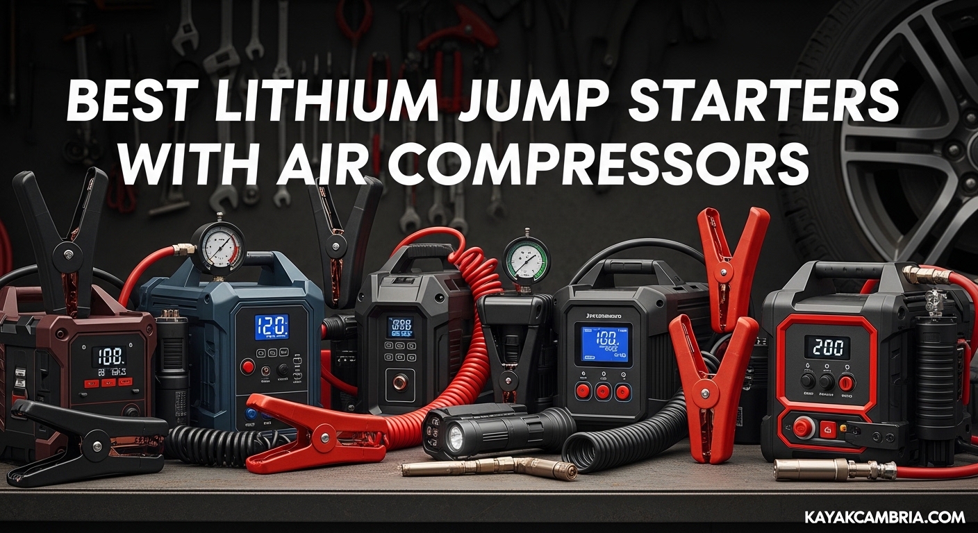 Best Lithium Jump Starters with Air Compressors