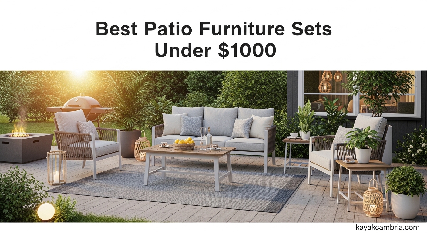 Best Patio Furniture Sets Under $1000