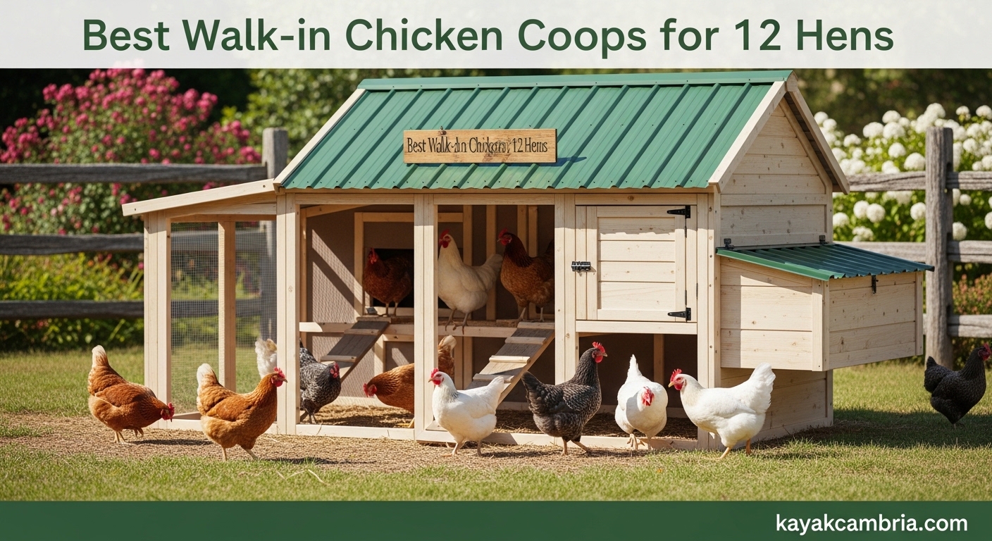 Best Walk-in Chicken Coops for 12 Hens