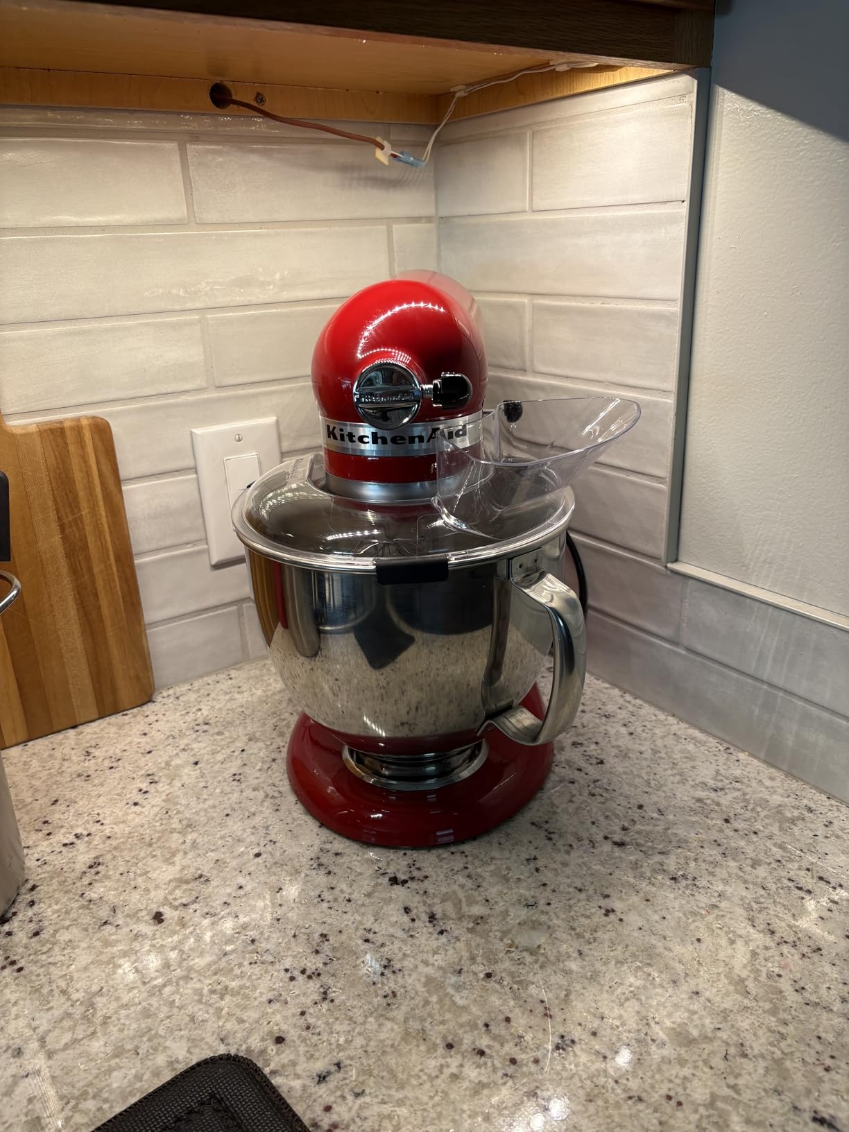 KitchenAid Artisan Series 5 Quart Tilt Head Stand Mixer, KSM150PS, Empire Red customer photo 1