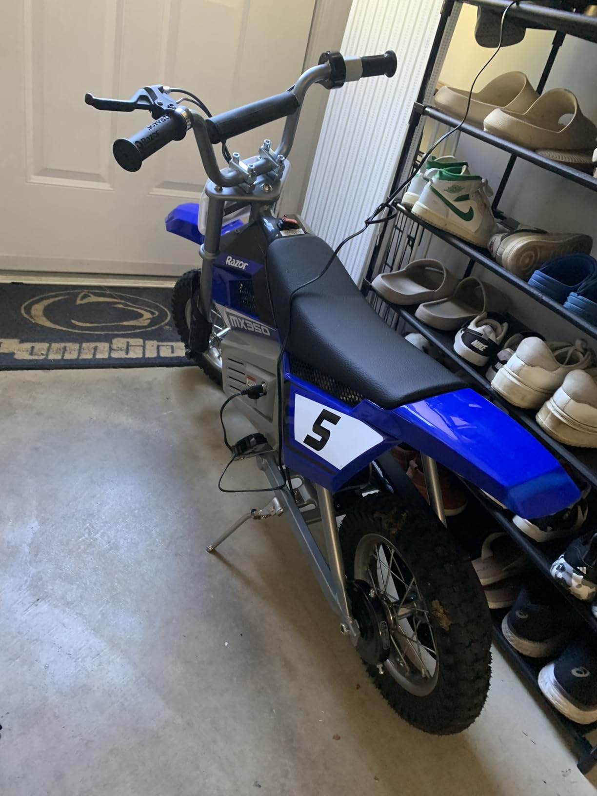 Razor MX350 Dirt Rocket Electric Bike for Kids Ages 8+, 140 lb Max Weight, Blue - 24V Battery, Up to 14 Mph, 30-Min Ride Time customer photo 1