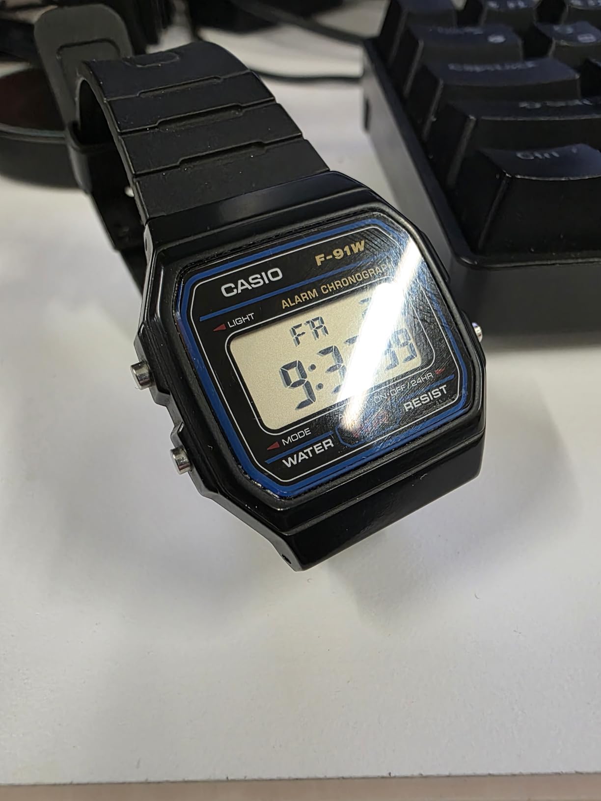 Casio F91W Series Digital Watch - Water Resistant, LED Light, Stopwatch, Daily Alarm, 7 Year Battery customer photo 2