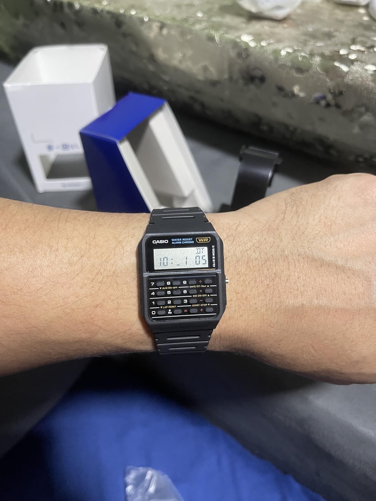 Casio CA53W Vintage Series | Data Bank | 1/100 SEC Stopwatch | Water Resistant | 8 Digit Calculator | Dual Time | Resin Band | Resin Case | Auto Calendar | Daily Alarm | 5 Year Battery customer photo 1