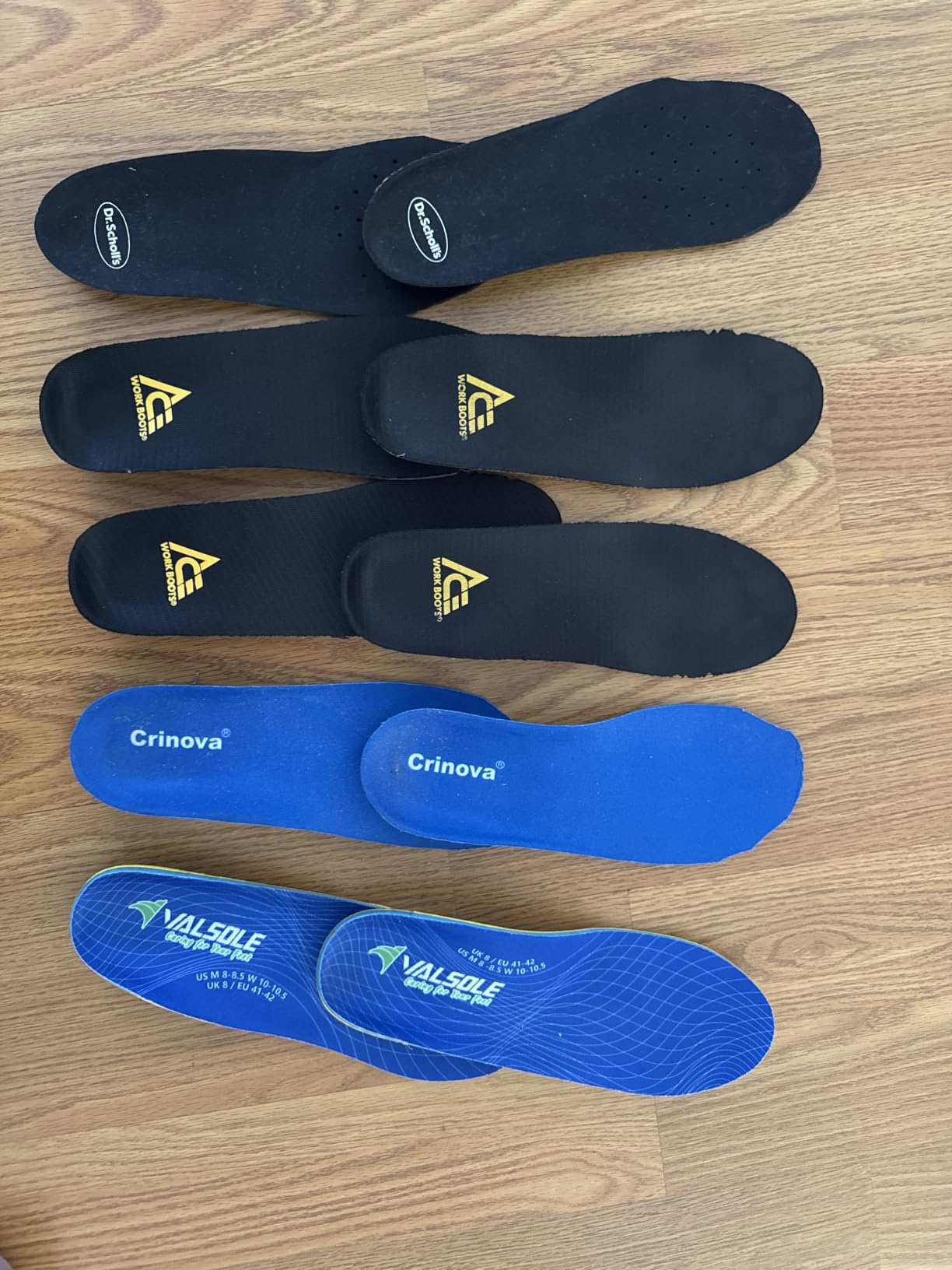 PowerStep Pinnacle Insoles, Orthotics for Plantar Fasciitis Relief, Made in USA Orthotic Insoles, Arch Support Inserts with Moderate Pronation, #1 Podiatrist Recommended (M 7-7.5 W 9-9.5) customer photo 1