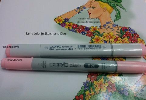 Copic Ciao, Alcohol Markers, 36 Colors Dual Brush Tip Art Markers, Set C customer photo 1