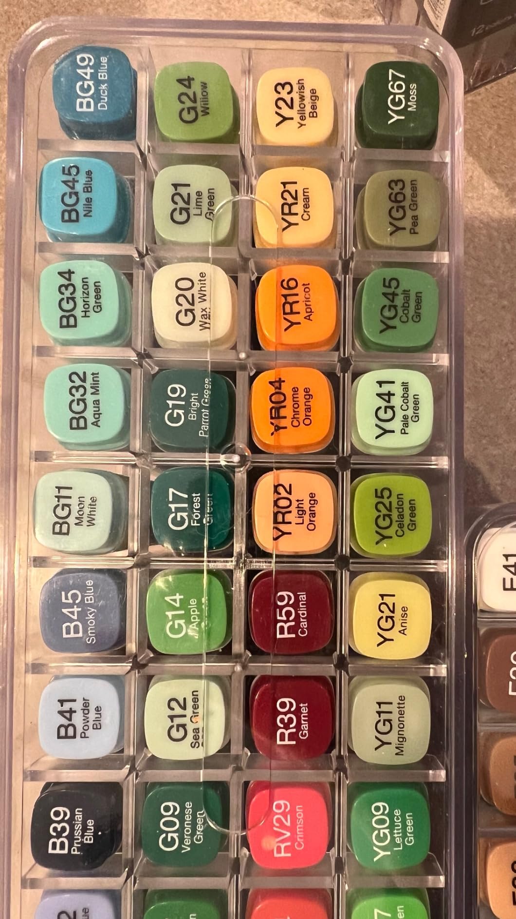 Copic Classic Marker Set, 72-Colors, Set B customer photo 1