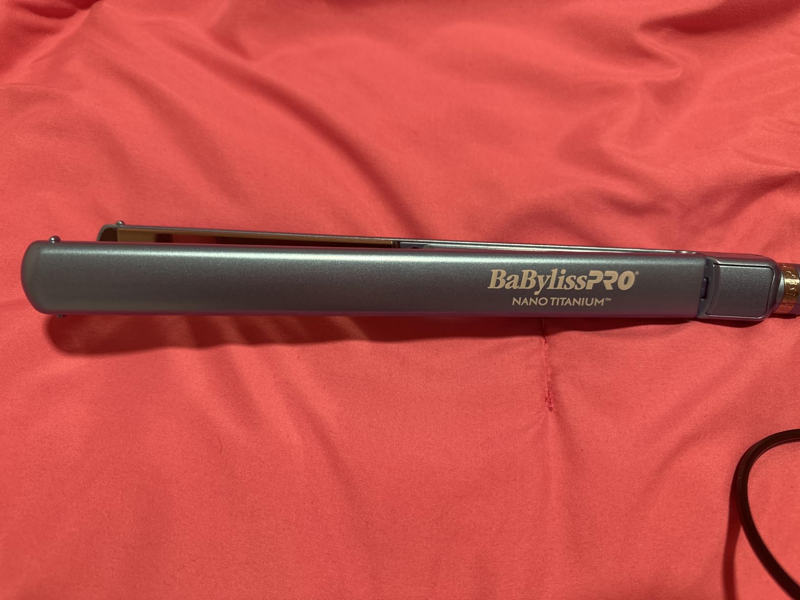 BaBylissPRO Nano Titanium Ultra-Thin Hair Straightener, Professional Flat Iron, 5-Inch Extended Plates for Faster Straightening, for All Hair Types customer photo 1
