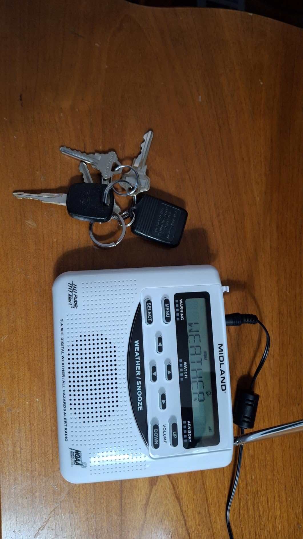 Midland - WR120B - NOAA Emergency Weather Alert Radio - Localized Programming, Trilingual Display, 60+ Emergency Alerts, Alarm, Selectable Alert Tone customer photo 2