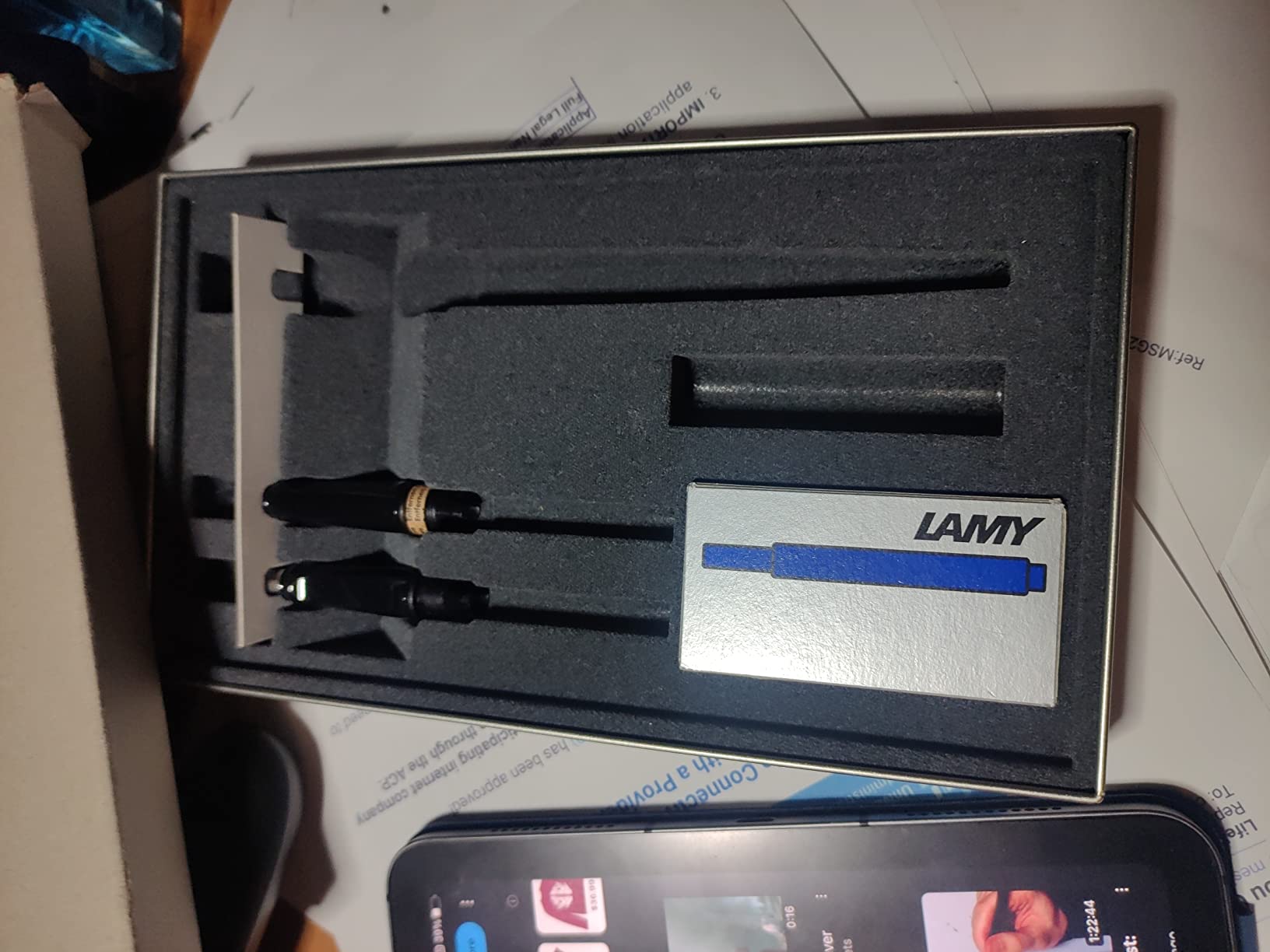 LAMY Joy Calligraphy Set in Black with Black Ink Cartridges customer photo 1