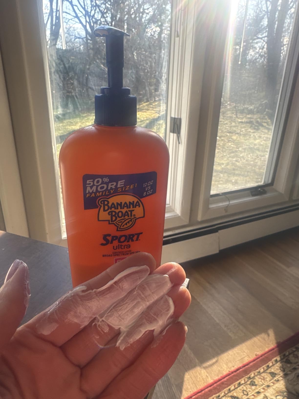 Banana Boat Sport Ultra SPF 50 Sunscreen Lotion, 8oz | Banana Boat Sunscreen SPF 50 Lotion, Oxybenzone Free, Sunblock, Water Resistant, 8oz customer photo 2