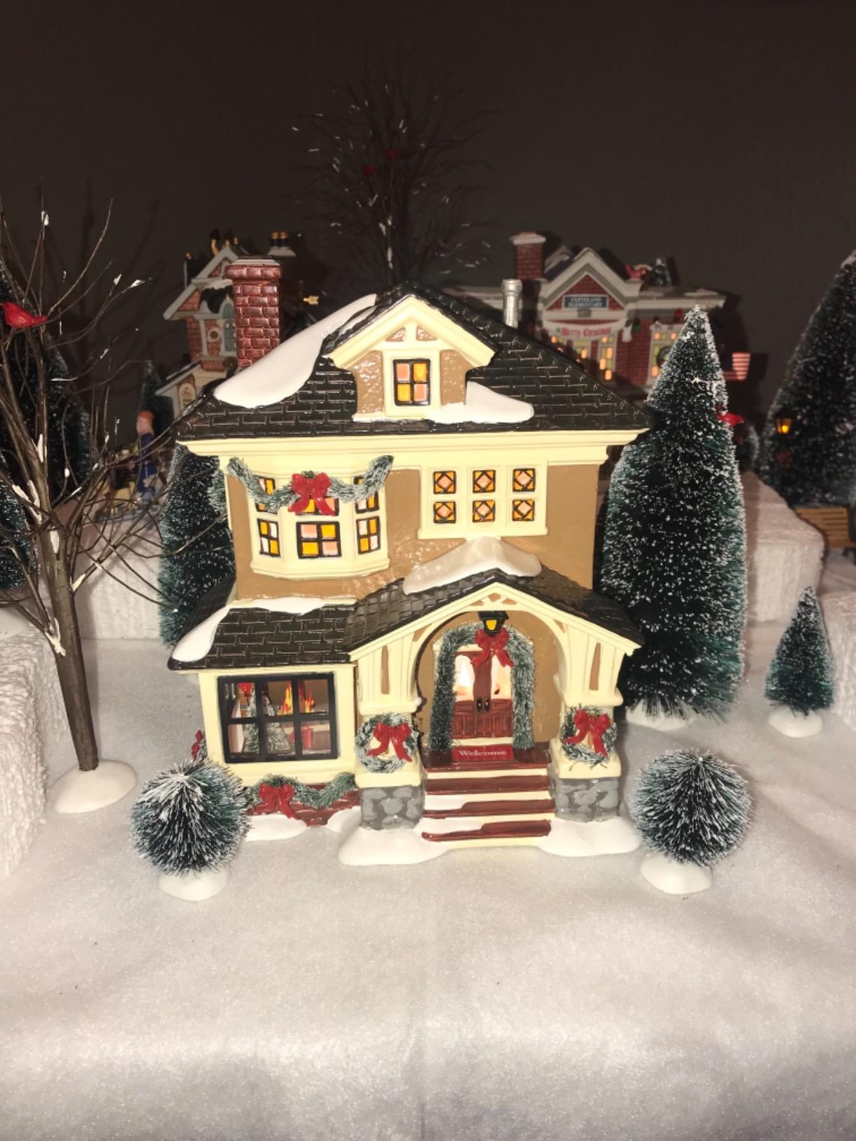 Department 56 Porcelain Snow Village Christmas at Grandma's Lit House customer photo 1
