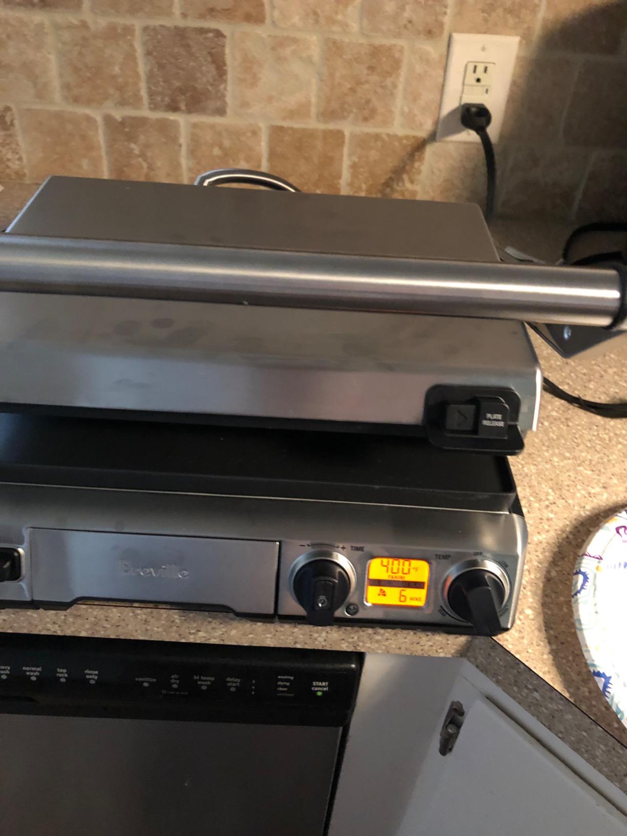 Breville BGR820XL Smart Grill, Brushed Stainless Steel customer photo 2