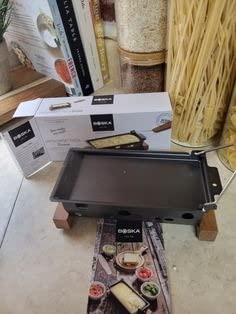 Boska Raclette Grilling Set - Partyclette to Go Set - Suitable for Cheese, Meat, Fish, and Vegetables - Portable Non-Stick - Dishwasher Safe Wedding Registry Items customer photo 2