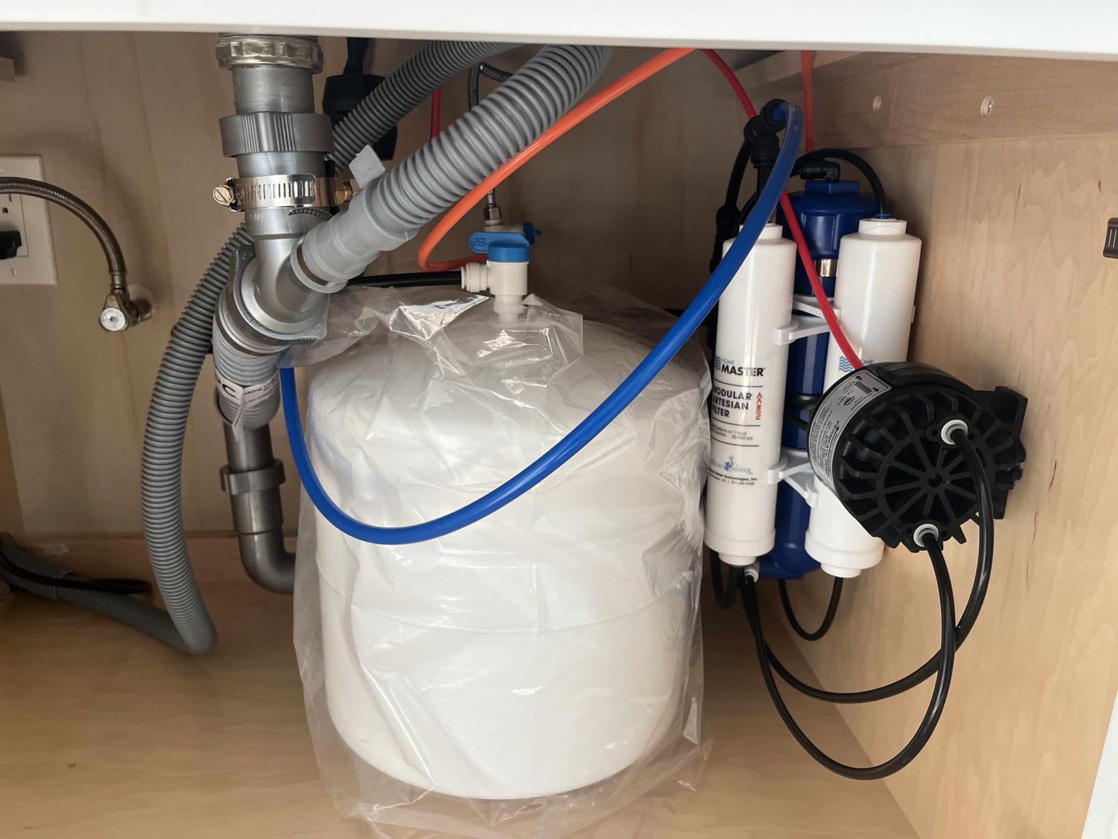 Home Master TMAFC Artesian Full Contact Reverse Osmosis System, 7-stages, Patented 2-Pass Alkaline Remineralization, Fast 4.5s Fill Rate, 8.5 catalytic carbon, 5-year limited parts customer photo 2