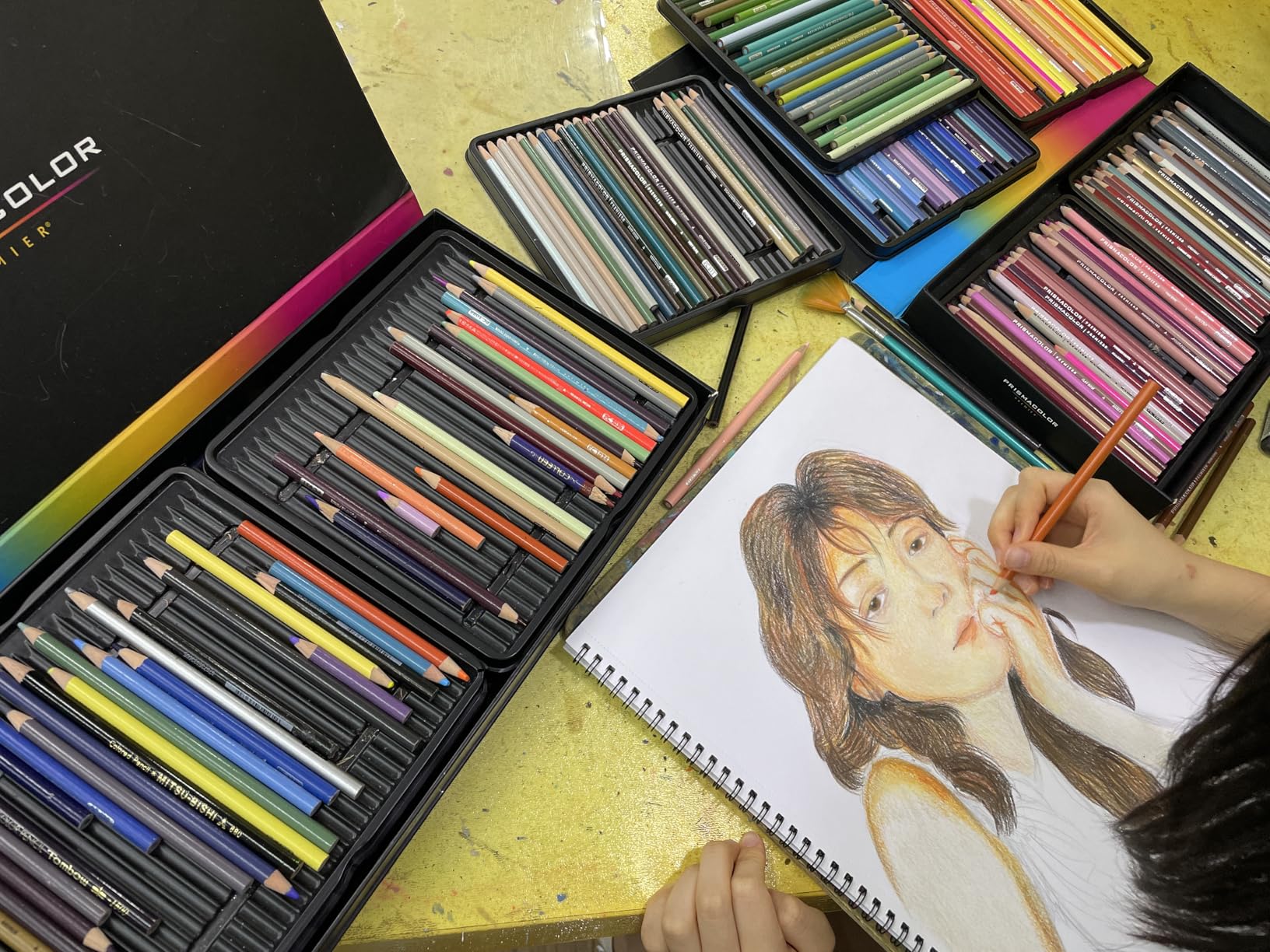 Prismacolor Premier Colored Pencils, Soft Core, Assorted Colors, 150 Count - Durable, Vibrant, Ultra-Smooth, Adult Coloring, Drawing, Sketching, Arts & Crafts customer photo 1