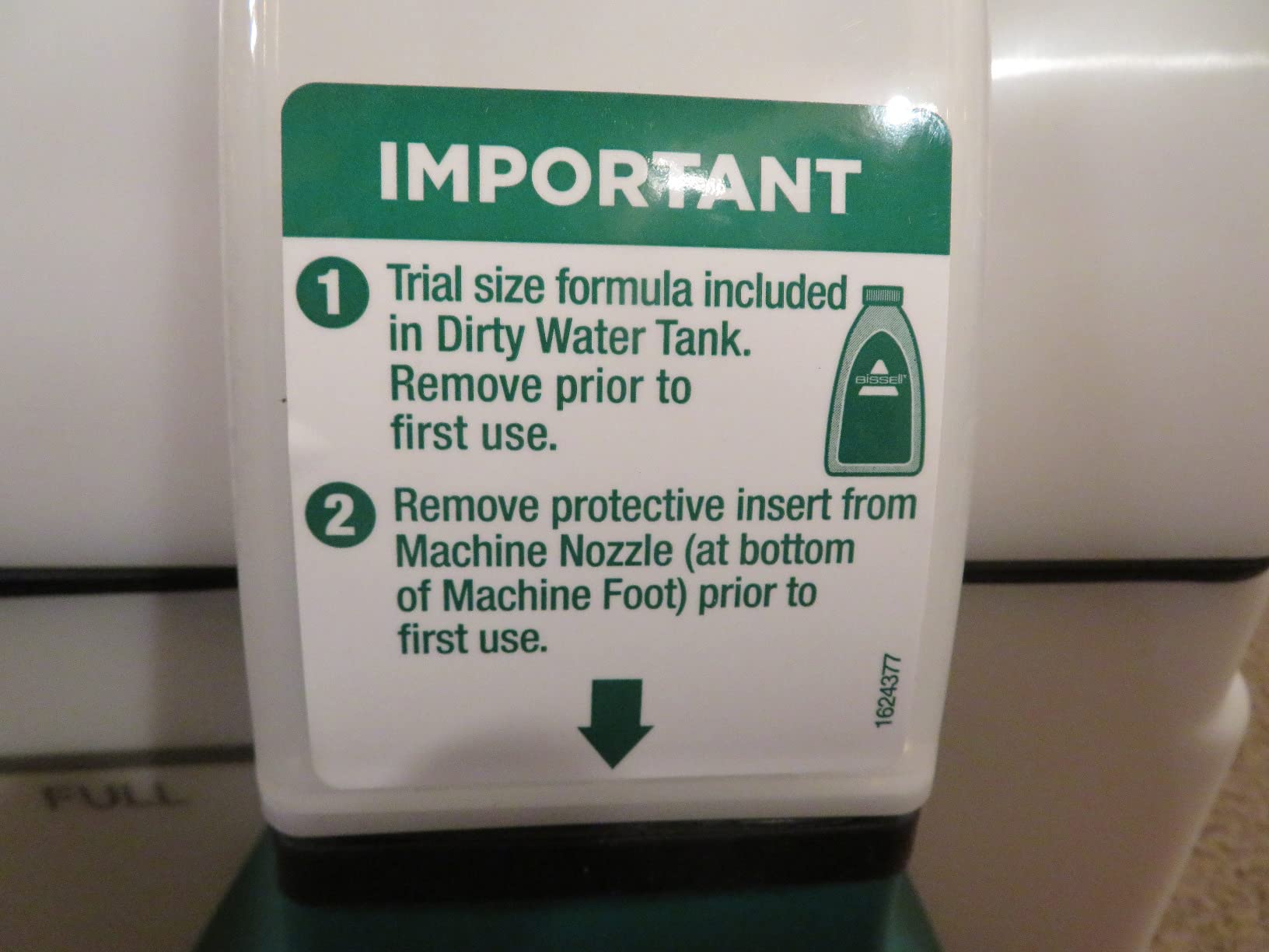 Bissell Commercial BigGreen Commercial BG10 Deep Cleaning 2 Motor Extractor Machine customer photo 1
