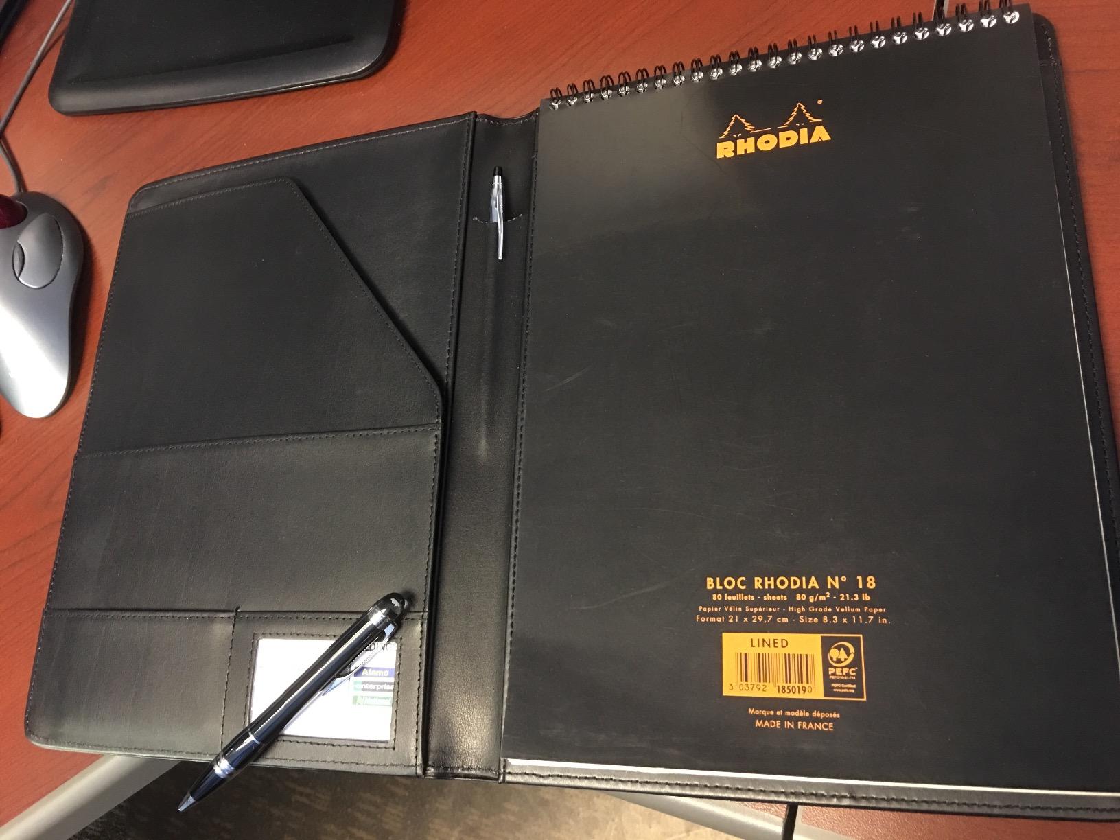 Royce Leather Portfolio Padfolio, with Inserted Note Pad and Folder customer photo 1
