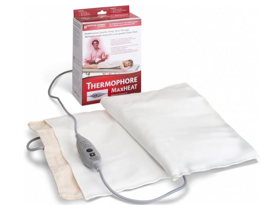 Thermophore MaxHEAT Automatic Moist Heating Pack Model 155 - Large 14 x 27 XL Heating Pad, Deep Moist Heat Therapy for Muscle, Back & Joint Pain Relief, Electric, Heavy Weighted Design customer photo 1