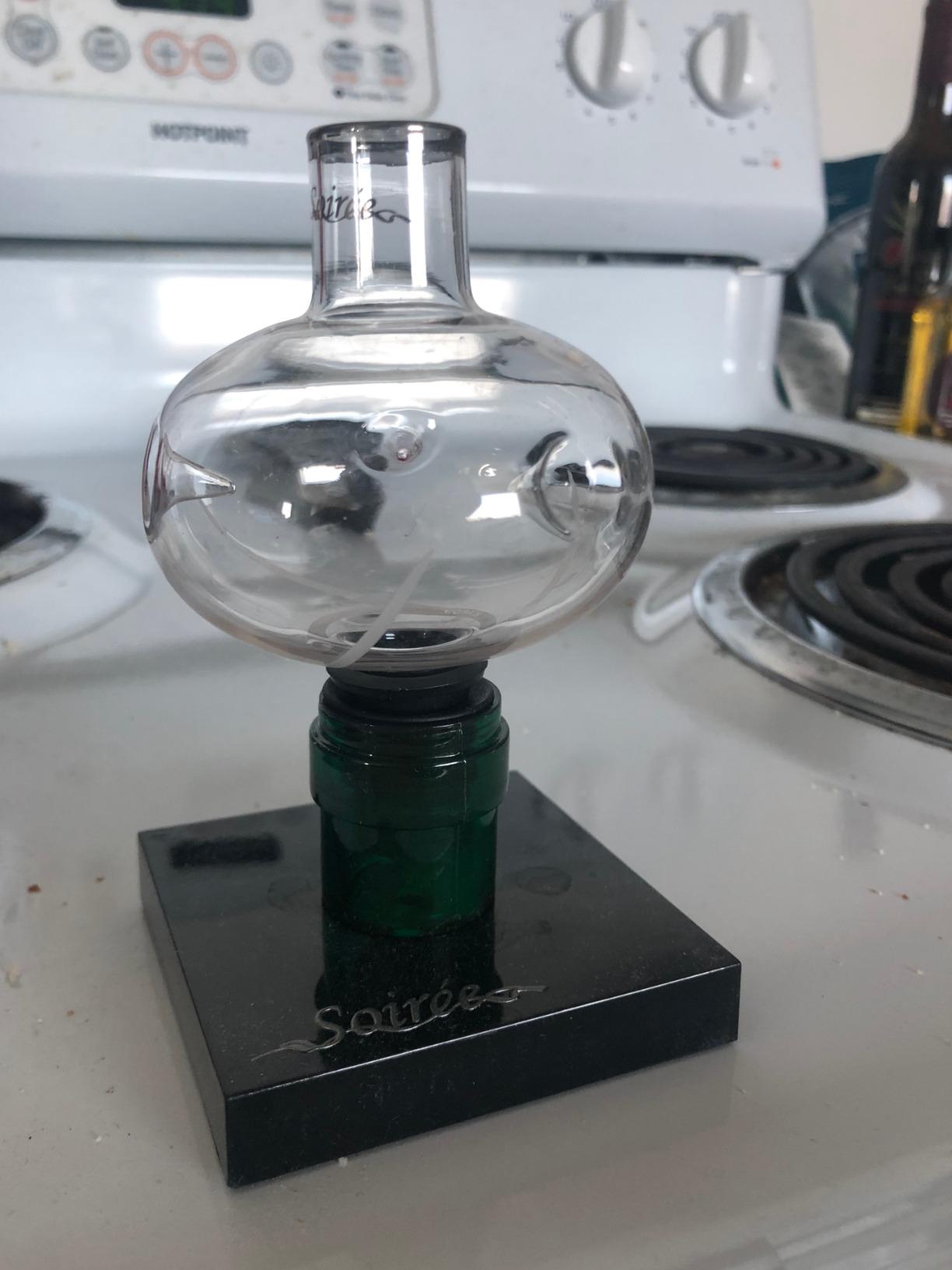 Soireehome - In Bottle Wine Aerator - For Red Wine, White Wine, And Rose Wine - Made Of Glass customer photo 1