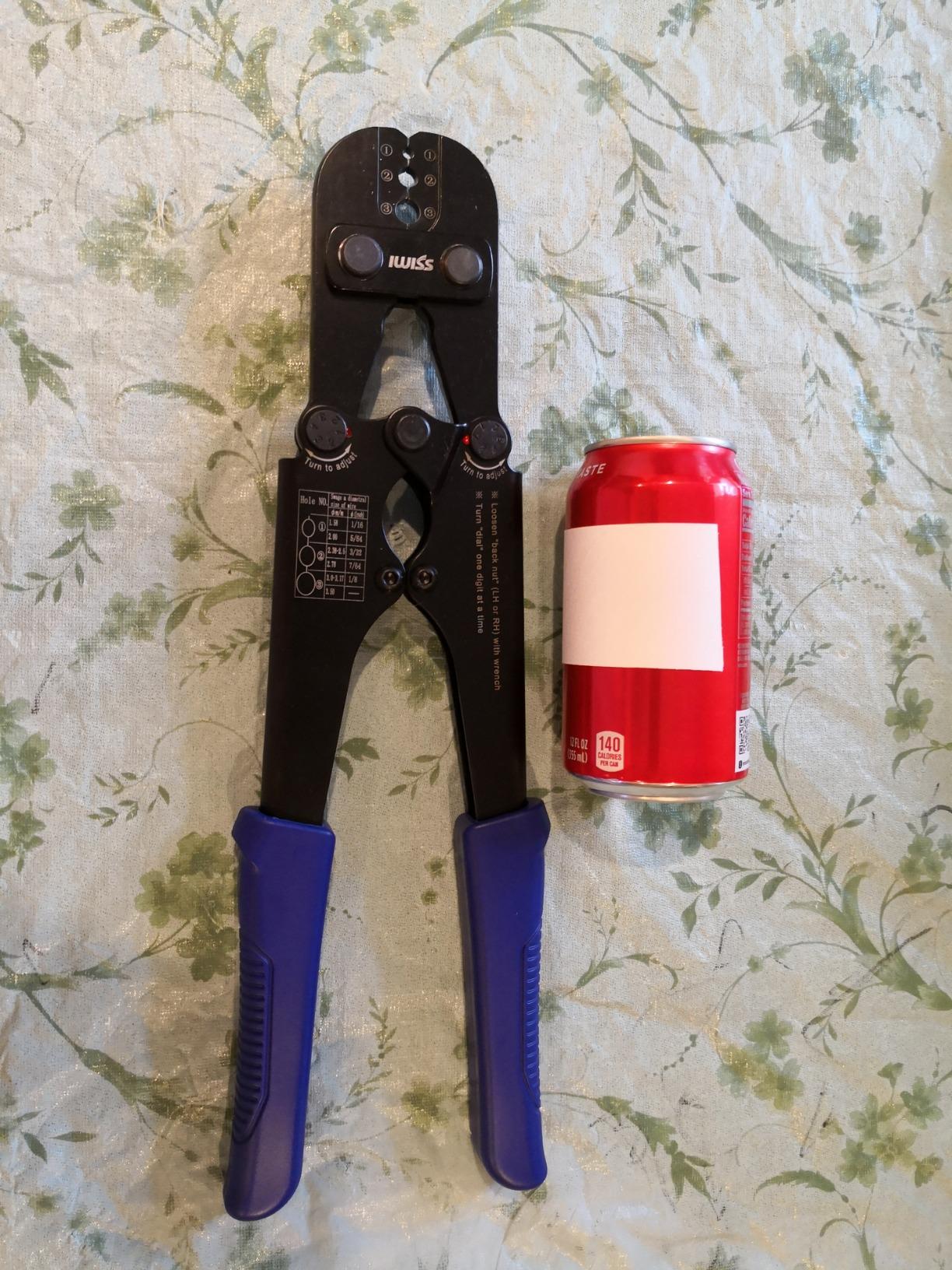 iCrimp Wire Rope Crimping Tool for Aluminum Loop Sleeve, Two Barrel Ferrule, Oval Sleeves, 3/64 in to 1/8 in, Swaging Tool Kit with Wire Rope Cutter customer photo 2