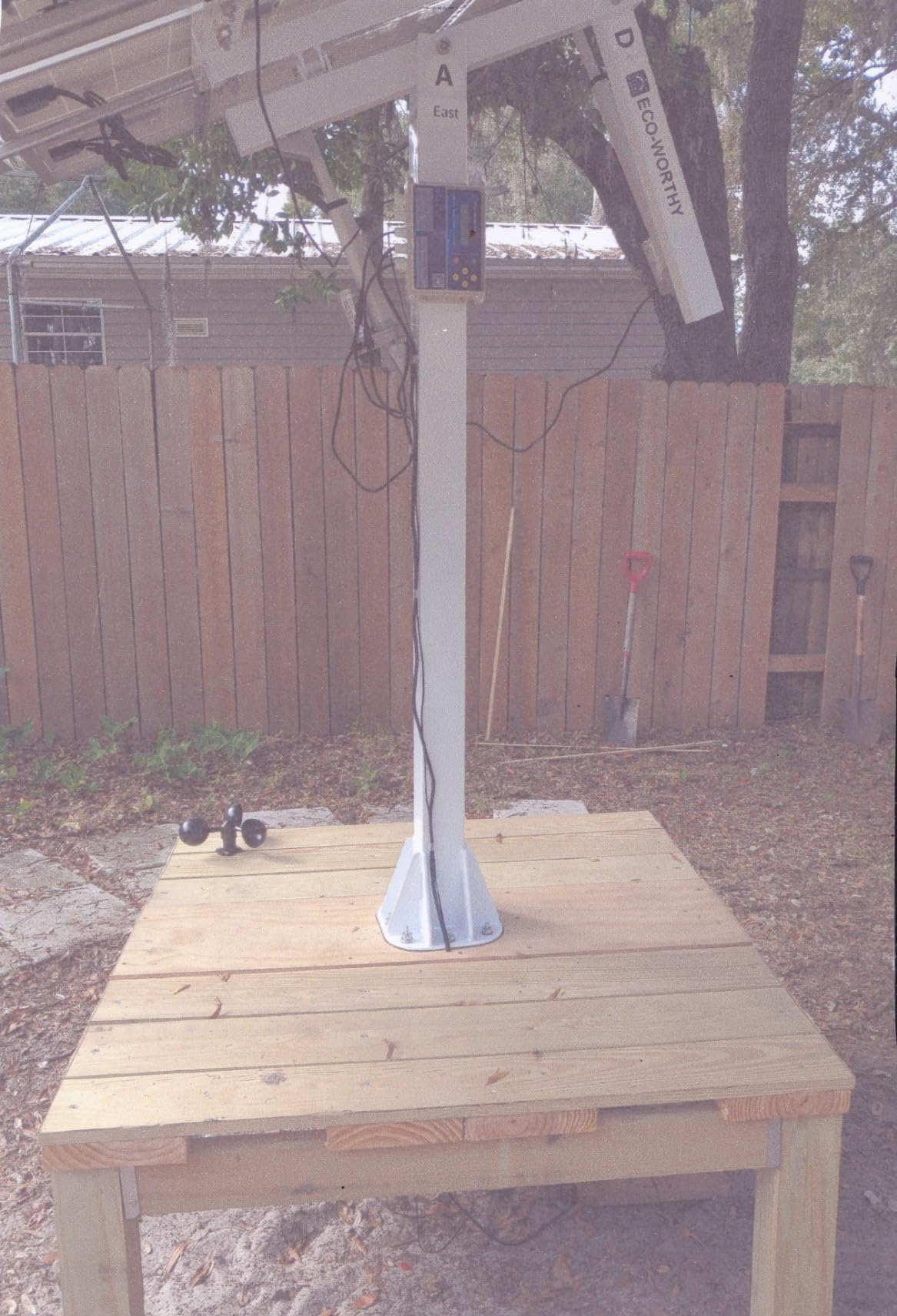 ECO-WORTHY Solar Panel Dual Axis Tracking System (Increase 40% Power) with Tracker Controller, Complete Solar Tracker Kit, Ideal for Different Solar Panels, for Yard/Farm/Field customer photo 2