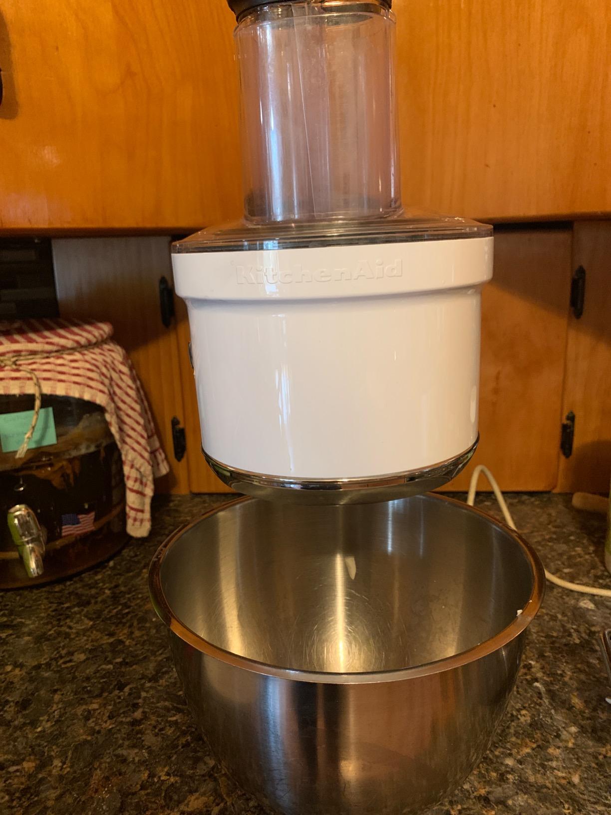 KitchenAid Food Processor Attachment - KSM1FPA, White customer photo 1