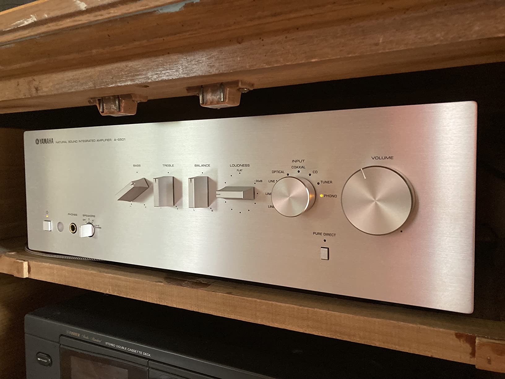YAMAHA A-S701SL Natural Sound Integrated Stereo Amplifier (Silver) customer photo 1