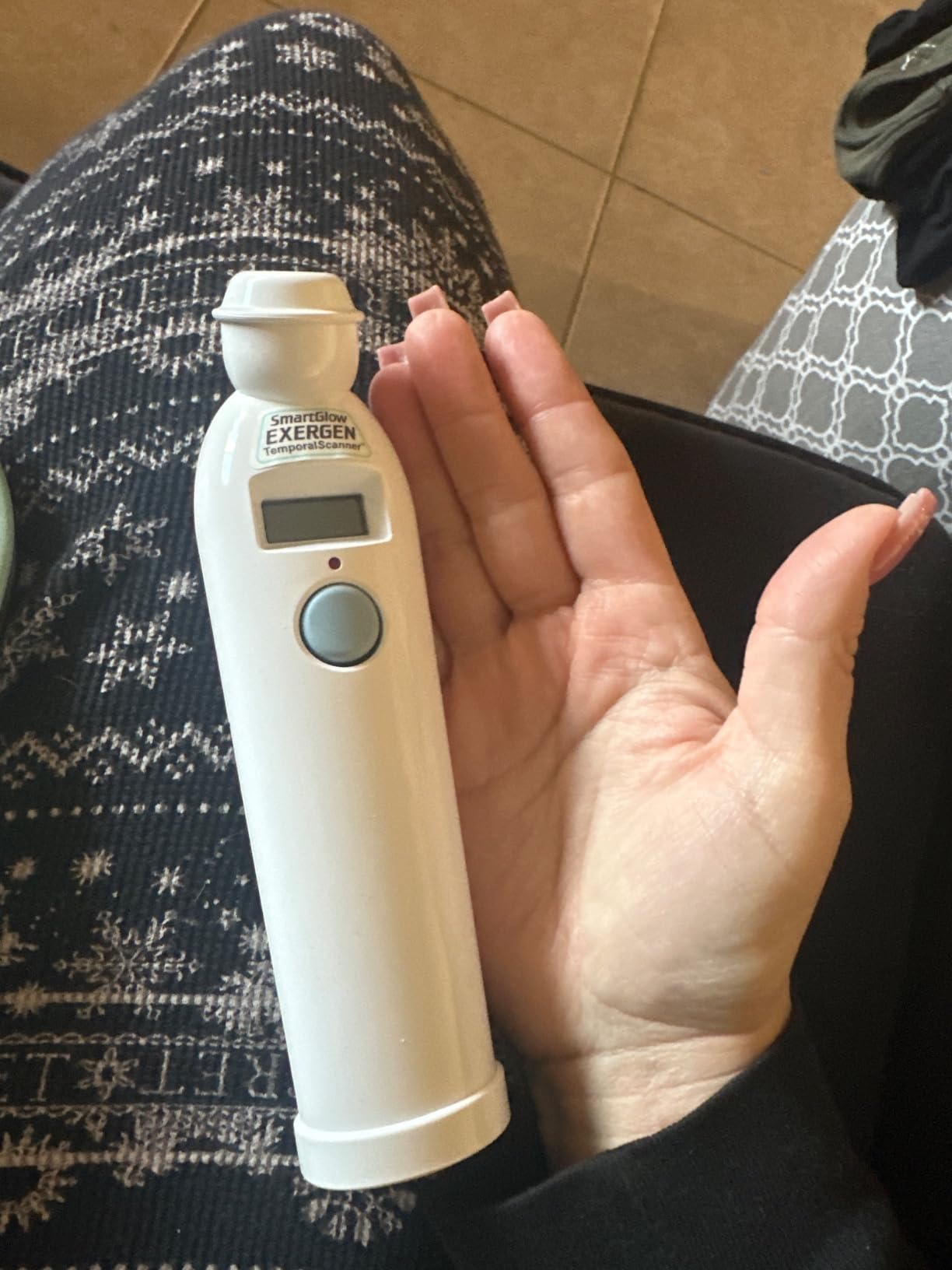Exergen TAT-2000C Temporal Artery Thermometer for Kids, Newborns & Adults, Soft Glow Display, Silent Mode, 9V Battery Included customer photo 2