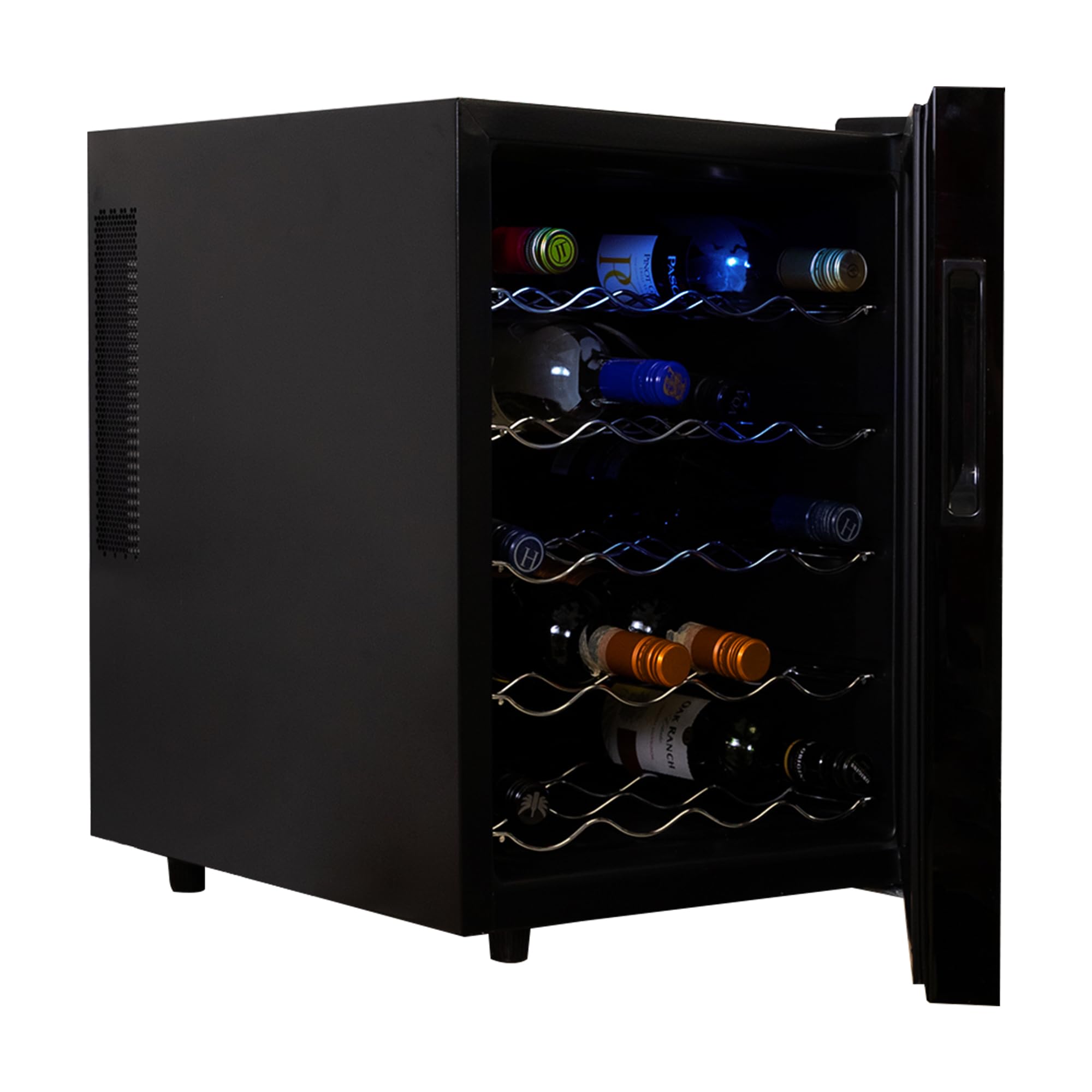 Koolatron Urban Series 20 Bottle Wine Cooler, Black Thermoelectric Wine Fridge, Freestanding Wine Refrigerator for Home Bar, Small Kitchen, Apartment, Condo, Cottage, RV customer photo 1