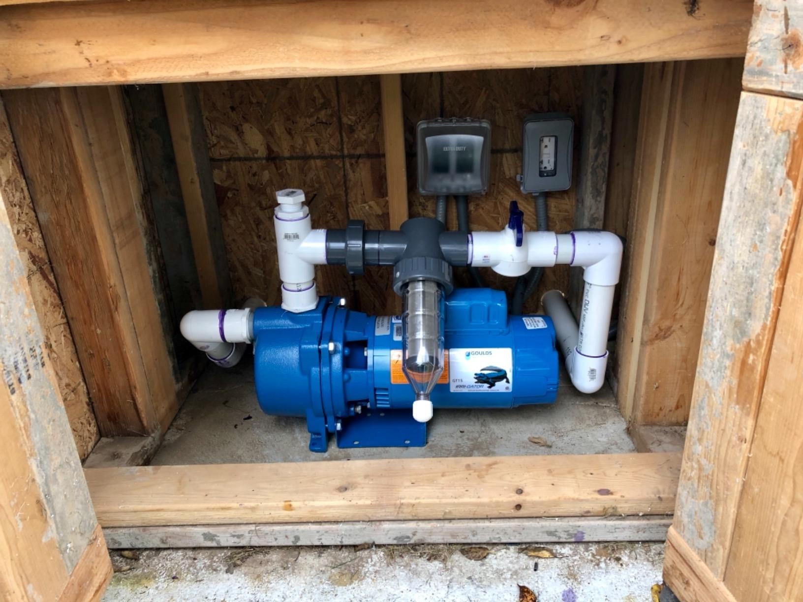 GOULDS Pumps GT15 IRRI-Gator Self-Priming Single Phase Centrifugal Pump, 1.5 hp, Blue customer photo 1