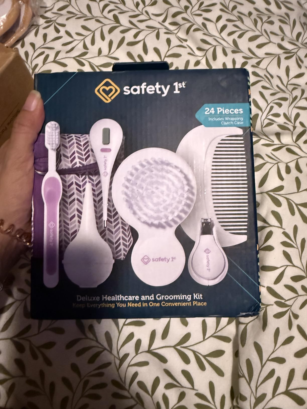 Safety 1st Deluxe Baby Healthcare and Grooming Kit, Arctic Blue, Newborn Baby Essentials, One Size, 25 Pieces customer photo 1