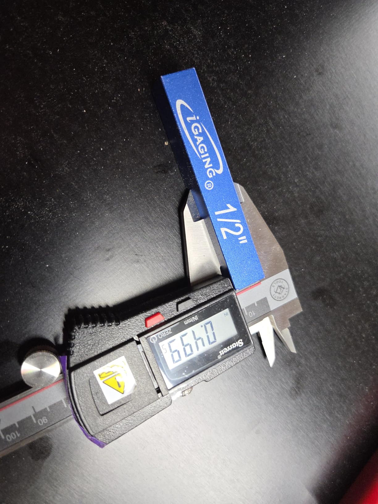 Starrett Stainless Steel Electronic Slide Caliper EC799A-6/150 - 0-6