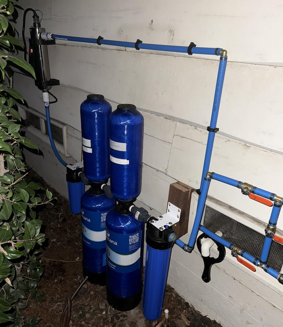 Aquasana EQ-1000-AST-UV Whole House Water Filter System | 1,000,000 Gallons | Salt-Free Softener Alternative | UV, Carbon & KDF | Tackles up to 99.99% Chlorine, Bacteria, Viruses, Cysts & Scale | EQ-1000-AST-UV customer photo 2