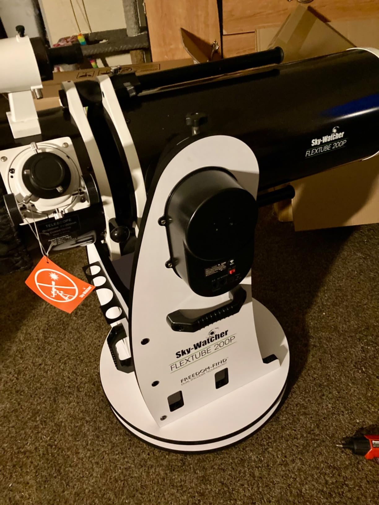 SkyWatcher Flextube 300 SynScan Dobsonian 12-inch Collapsible Computerized GoTo Large Aperture Telescope (S11820) customer photo 1